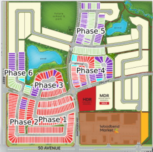 Woodbend Site Map